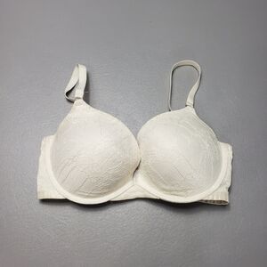 Secret treasures cream lace bra women's size 36D